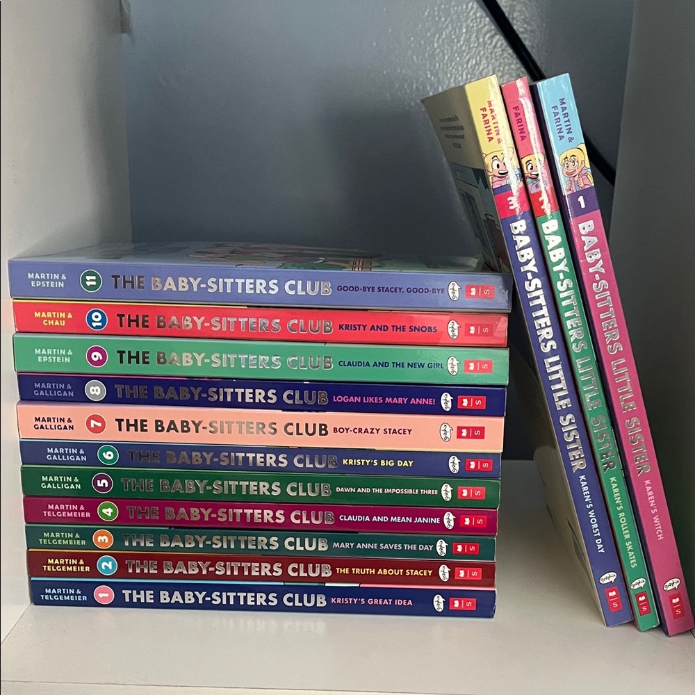 The Baby-Sitters Club and Baby-Sitters Little Sister Graphic Novel sets